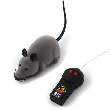 Otočí Potkan Hračka pre Mačky Zábavné Bezdrôtové Elektronické Diaľkové Ovládanie Myši Psy domáce Zvieratá Deti Darček