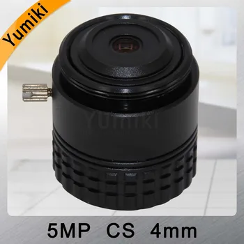 Yumiki 5.0 MP HD 4 mm CCTV Objektív, Manuálna Hlavná CS mount IČ 1/2.5