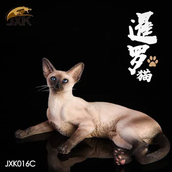 Jxk016 1/6 Rozsahu Anime Obrázok Scény príslušenstvo Na Sklade Siamské Mačky klamal Živočíšnych modelov Áut, Dekorácie pre 12