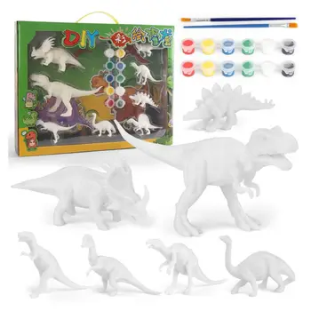 DIY Sfarbenie Maľovanie Zvierat, Dinosaurov Model Kreslenie Akvarel Graffiti Deti Hračka strana navrhne dekorácie, darčeky, alebo ocenenia