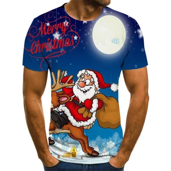 Módne pánske a dámske tričká Teplé želanie do Nového Roka šťastné a Veselé Vianoce, Vianoce grafické T-košele, dámske tričká pr