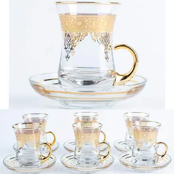 Turecká 6 osoby, čaj a káva prezentácia set 6 osoby, kávový set elegantné, elegantné prezentácie nastaviť