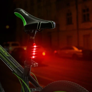 USB Nabíjateľné Zadné Ostrohové Bezpečnostné Upozornenie Cyklistické Svetlo Lampy Bicykli Bicyklov Svetla LED zadné svetlo Prenosný Flash Light 1/3ks