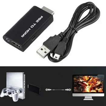 Pre Sony Playstation 2 PS2 na kompatibilný s HDMI Audio Video Converter AV Adaptér kompatibilný s HDMI Kábel Plug And Play Časti