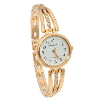 Nové Módne Drahokamu Hodinky Ženy, Luxusné Značky Náramok z Nerezovej Ocele Dámske hodinky Quartz Šaty Hodinky reloj mujer O123
