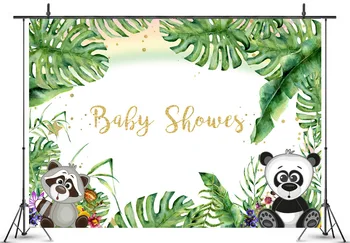Jungle Narodeniny, Party Dekorácie Zvierat Jungle Party Baby Sprcha Dekorácie Pozadí HL39