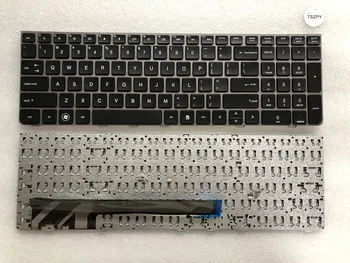 Nový AMERICKÝ čierna klávesnica pre HP ProBook 4530s 4535s 4730s 638179-001 9Z.N6MSV.001 s rámom