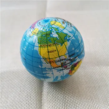 12pcs/veľa Zeme, Globálna Mapa Sveta Gule Squeeze Gule Mäkkej PU Peny Proti Stresu Hračky pre Deti, Deti Veľkoobchod / Vlastné Logo