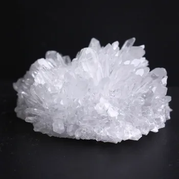 1PC Prírodné Jasné, Rock Kremeň Chryzantéma Klastra White Crystal Bod Geode Reiki Liečenie Domova Darček