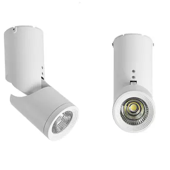 Stmievateľné Povrchovú montáž COB LED Downlight 5W/7W/10W/15W LED Lampa AC85V-265V Stropné Bodové Svetlo s LED Driver Biela/Teplá Biela
