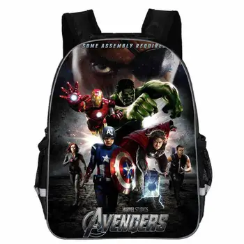 11-16-palcová taška Mochilas Avengers batoh Pre Dospievajúcich Chlapcov Detí, Školské Tašky Hrdinovia Kreslených Batoh Captin Amerike Tašky