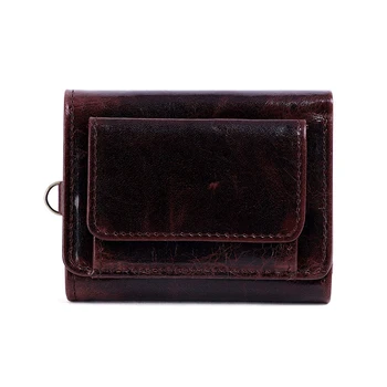 SIMLINE Originálne Kožené Peňaženky Pre Ženy Móda RFID Krátke Malé Trifold Peňaženky, Kabelky Peniaze Taška S Držiteľom Karty Mince Vrecku
