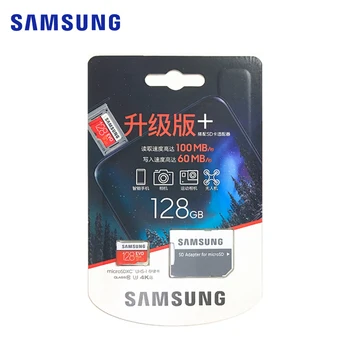 SAMSUNG microsd karty 256G 128 GB 64 GB 32 GB až 60Mb/s Class10 U3/U1 EVOPlus micro sd kartu, pamäťovú Kartu cartao de memoria