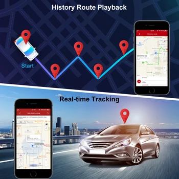 Auto GPS Tracker 4G LTE CAT NB1/M1 Rez Olej SOS Vodotesný GPS Lokátor Auto v reálnom čase Šok Presunúť Alarm Geo-plot Sledovacie Zariadenie