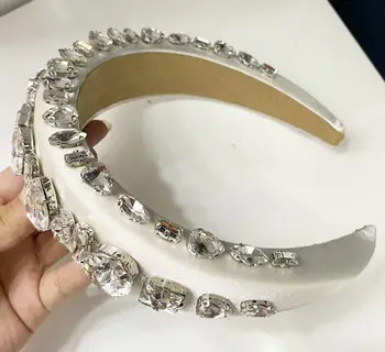 Nový Barokový crystal dámske hairband Módne gem pódium ulici vlasové doplnky, veľkoobchod