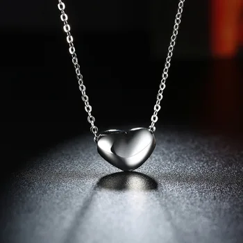 TN244 pevné srdce jednoduché najlepšiu kvalitu prívesok náhrdelník žena pre svadobné šperky