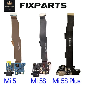 Pre Mi5 MI 5S Plus 5X Nabíjací Port Flex Kábel Náhradné Diely USB Dock Nabíjačku Flex Kábel Pre Xiao Mi5 Mi5S Plus