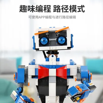 PLESNE KRÁĽ Nápad inteligentné programovanie Diaľkové ovládanie robota Boost Deti Hračky Model Tehly Bloky Deti Vzdelávacie Hračky