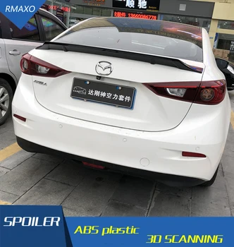 Pre Mazda 3 Axela Spojler, ABS Materiál Auto Zadné Krídlo Farba Zadný Spojler Stlačte chvost Na Mazda 3 Axela Spojler-2018