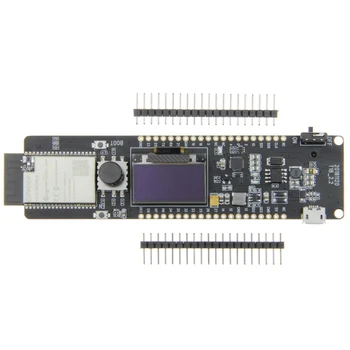 TTGO T-controller ESP32-WROVER 4MB SPI flash a 8MB PSRAM 0.96 OLED päť-spôsob tlačidlo 18650 batérie držiak