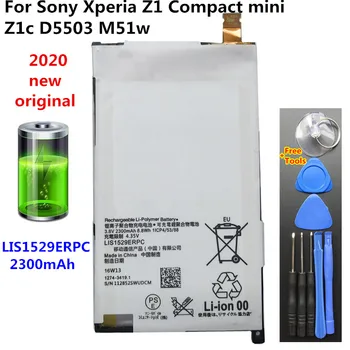 Vysoká Kvalita 2300mAh LIS1529ERPC batérie pre Sony Xperia Z1 Kompaktný mini Z1C D5503 M51W Smart phone