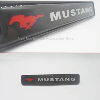 Mustang GT350 GT500 Poníka Jazda Odznak Znak DRL Deň Beží Svetlo Kapota Grilovacia Mriežka Kapoty Led Logo na Čítanie