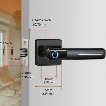 Inteligentné Elektronické Odtlačkov prstov Dverný Zámok Bezpečnostný Trezor Nástroje USB pre Domáce Kancelárie GK99
