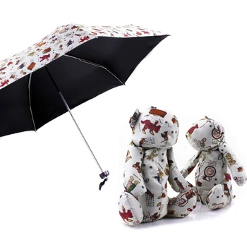 AKO DÁŽĎ Kvality Mini Umbrella Pocket Prenosné Cestovné Dáždniky Dážď Ženy Malé Módne Skladacie Cartoon Dragon Dáždnik UBY12