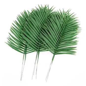 Umelého palmového lístia 10pcs Zelené rastliny, Dekoratívne / umelé kvety na ozdobu / svadobné dekorácie / 54cm dlhé