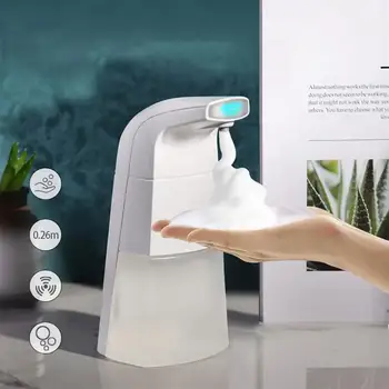 300 ml funkcie Automatické IR Senzor Mydlo Tekuté Dávkovač Elektrické Touchless Hand Sanitizer Stroj Pre Kúpeľňa