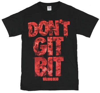 Walking Dead Mens T-Shirt - muži Unisex Nové Módne tričko Zombie Vyplnené Logo, Obrázok Pohode Bežné pride t shirt Don Git Bit