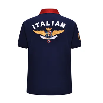 Nové Vrcholy&Tees pánske košele Polo Business mužov značky Polo Shirts Aeronautica výšivky mens Priedušná telocvični polo tričko
