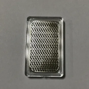 100 ks Non magnetické Scottsdale mince mosadz core silver plated zlata bar 1 OZ 50 x 28 mm ingot odznak zberateľskú dekorácie bar
