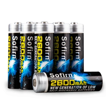 Sofirn Nabíjateľné Batérie AAA 1100mah (8pcs) + AA 2600mah (8pcs) 1.2 V NI-NH-AA AAA Nabíjateľné Batérie S Úložný Box