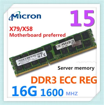 Micron Červená DDR3 ECC REG 8G 1333MHZ 8G 1600MHz 16 G 1333MHZ 16 G 1600MHZ 16 G 1866MHZ pamäťový modul server pamäťový modul pre X79 X58