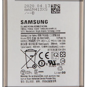 Originál Batéria EB-BA515ABY Pre Samsung Galaxy A51 Náhradné Batérie Telefónu Autentické Batérie 4000mAh