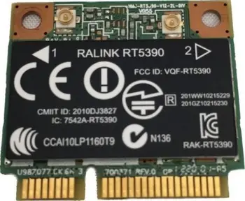 Karta pre HP 691415-001 Ralink RT5390 802.11 b/g/n PCIe Half Mini Bezdrôtovej U98Z077.03