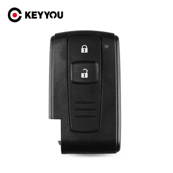 KEYYOU Pre Toyota Prius Fob 2 Tlačidlá Smart Remote Tlačidlo Keyless Entry Prípade Shell Bez Kľúč, Kotúč