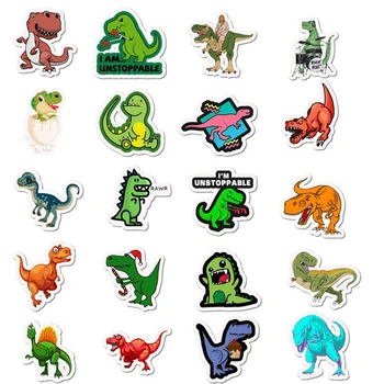 50Pcs Dinosaura Série Nálepky Cartoon Nálepky Deti DIY Nálepky Na Latop Kufor Skateboard Zápisník Deti Odtlačkový Nálepky