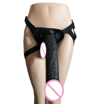 HOWOSEX 6TYP super hrubé obrovské dildo realistického veľký penis s prísavkou strapon dildo popruh na Mäkký penis nohavice postroj dick sexuálne hračky