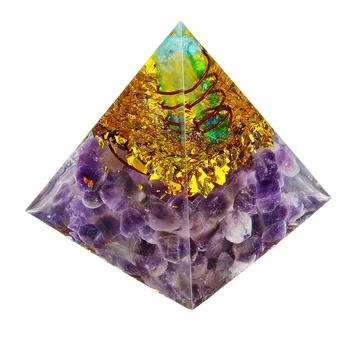 Crystal Ametyst Energie Kruhu Liečivý Kryštál Reiki Pyramídy Čakier Prírodného Kameňa Orgone Orgonite Pyramídy Fengshui Domova