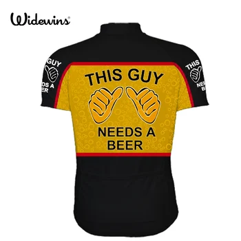 NOVÉ ten CHLAP potrebuje pivo Jersey Bike RACE Pro Tím, Požičovňa Bicyklov Cyklistika Dres Muži Nosia Oblečenie Priedušná Prispôsobené Bicykli