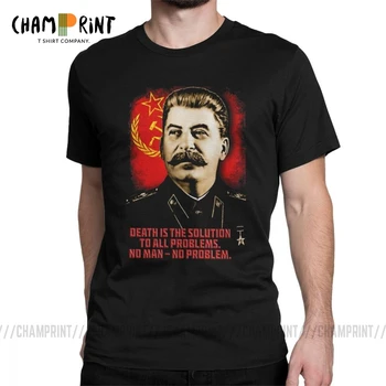 Spojeneckých Národov Jozef Stalin T-Shirt ZSSR Komunistického Ruska Novinka Bavlna Muži Tričko Krátky Rukáv T Shirt Darček Topy