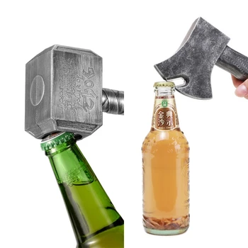 Pivo Otvárače na Fľaše s magnetom Multifunkčné Kladivo Thor Tvarované Pivo Otvárač Sekera tvarované Fľašovateľ Otvárač s magnetom