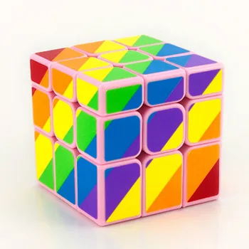 YJ Kocka 3x3x3 6 Stranách Rýchlosť kocka magické kocky cubo magico Plastové Vzdelávacie Puzzle Hra Twist Dar, hračky pre deti,
