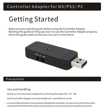 Bezdrôtové pripojenie Káblového ovládača Gamepad Prevodník USB Adaptér pre Nintendo Prepínač NS Pre PS3, PS4 Xbox 360/ Xbox Slim káblovom Ovládači
