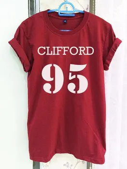Michael Clifford Tričko 95 5sos Oblečenie 5 Sos Crimson Red Ženy Tričko Tričko Krátky Rukáv T-Shirt-C826