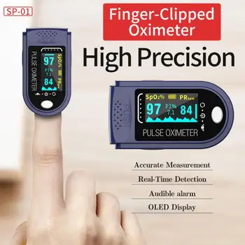 Nové Digitálne Prst Pulzný Oximeter Prenosné oximetro Kyslíka v Krvi, srdcovej frekvencie Sýtosť Monitor Nástroje Prsta Klip Pre Domáce
