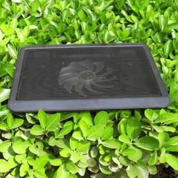 1PC Black Ultra Tenký Notebook Chladenie Pad Nastaviteľný Stojan pre Notebook Vetranie Ventilátor USB Počítača Držiak Chladiča
