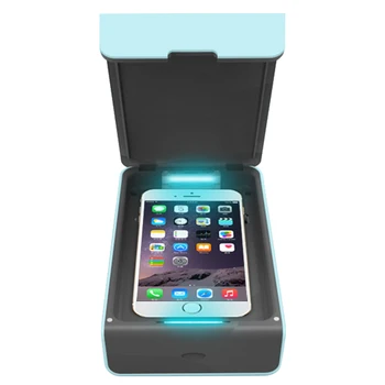 Ultrafialové Mobilný Telefón Sterilizátor Box Prenosný Dual UV Svetlo Dezinfekcia Box, Multi-Function UV Sterilizátor Boxy S USB Kábel